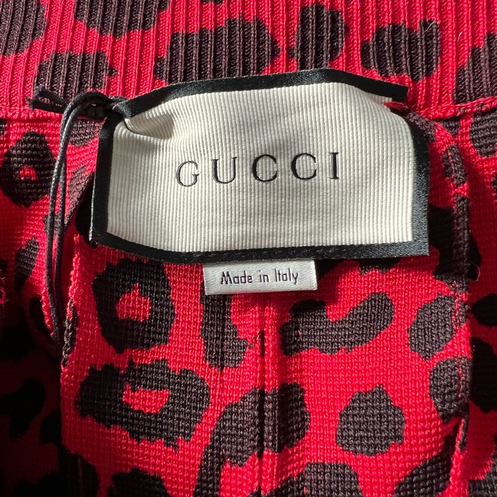 NWT Gucci Leopard Print Skirt - Picture 9 of 12